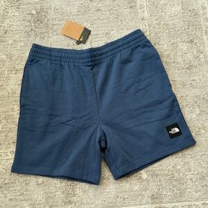 The North Face Men's XL Shady Blue Fleece Shorts. NWT’s.